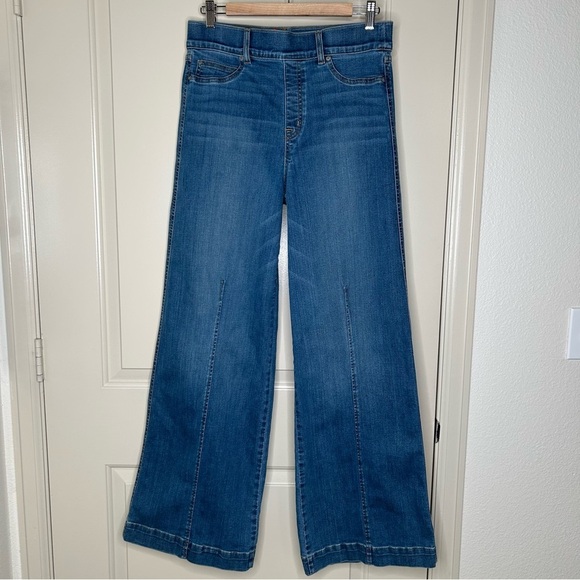 Spanx Seamed Front Wide Leg Jean large - Picture 2 of 11